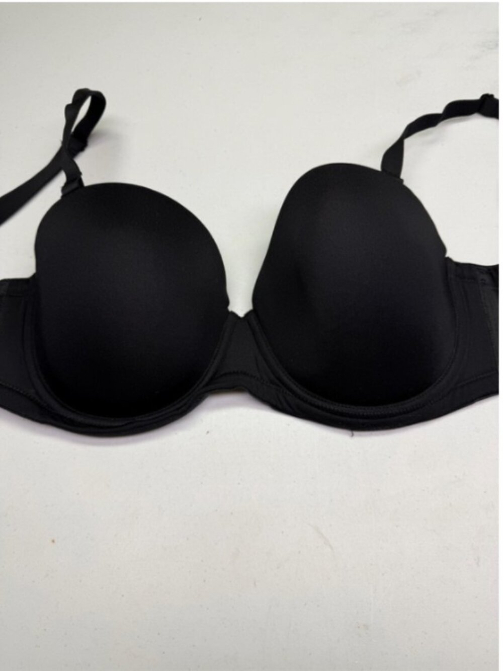 Wacoal Red Carpet Strapless Convertible Underwire Bra Black 34DDD *P1046
